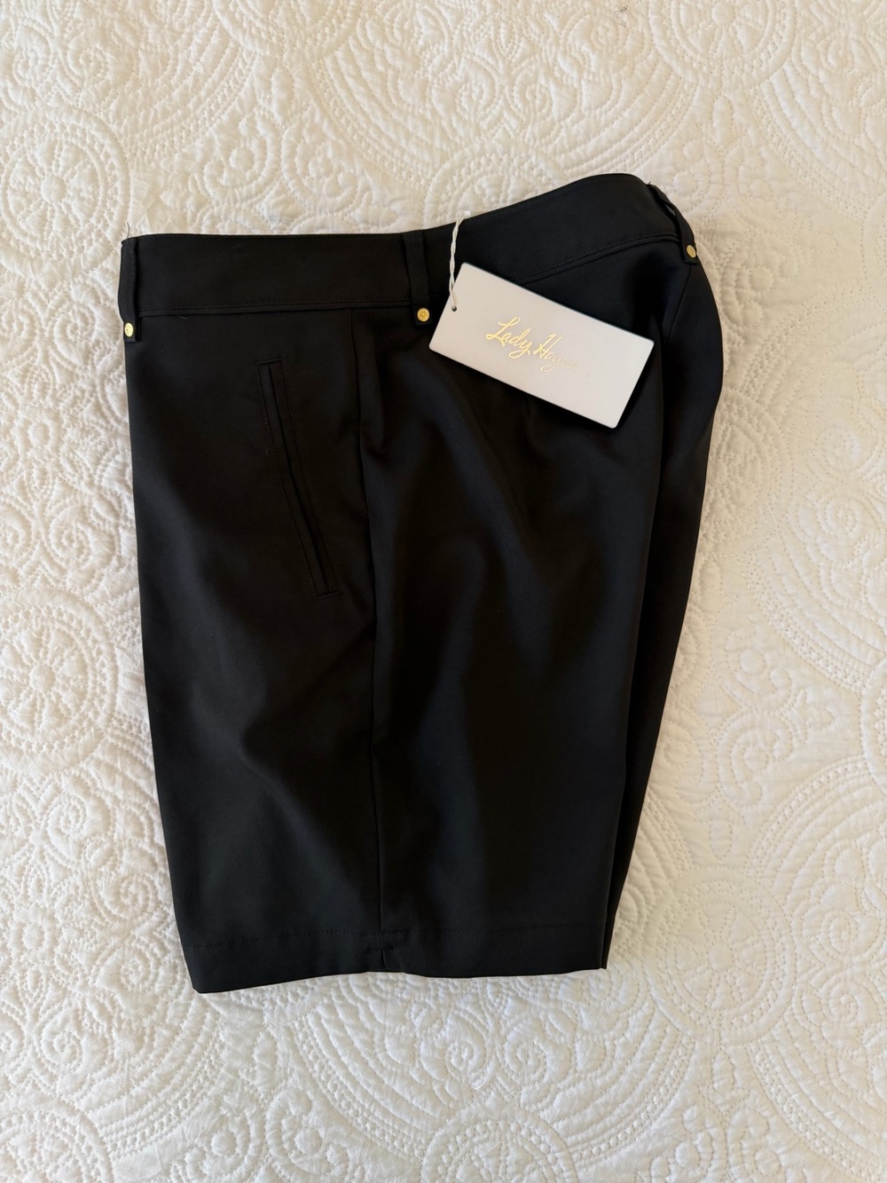 Lady Hagen Black Womens Performance Golf Shorts